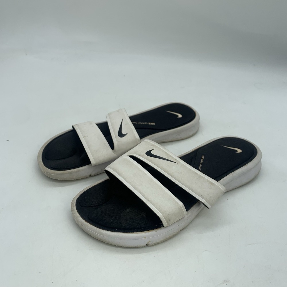 Nike Comfort Footbed Flip Flops Womens 9 White Thong Sandals Support Slides
